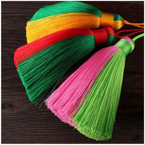 8cm Silk Thread Tassels Mala Tassel Silky Luxe Tassels Jewelry