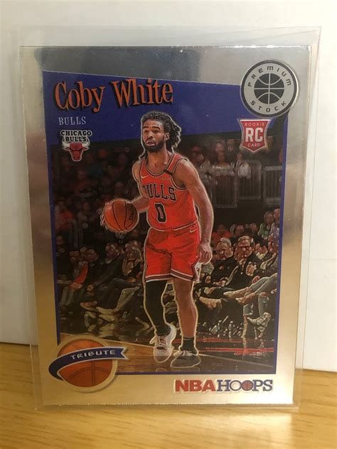 Coby White Nba Hoops Premium Tribute Nba