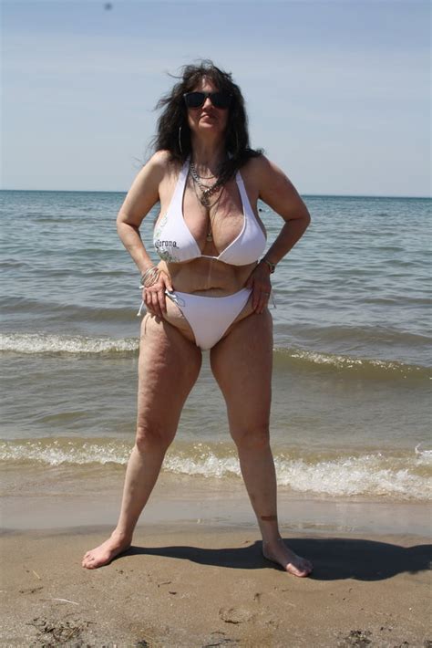 Hot Big Boob MILF Hits The Beach At HomeMoviesTube