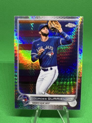 2022 Topps Chrome Prism Refractor 206 Lourdes Gurriel Jr For Sale