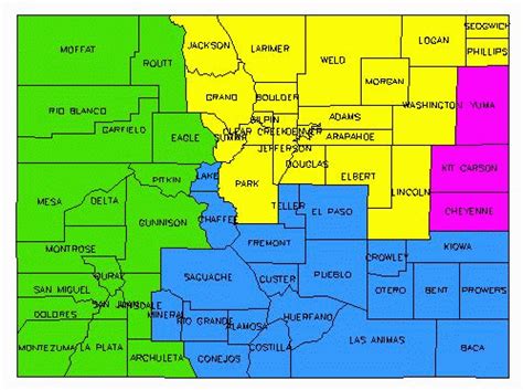 Pueblo Zip Code Map