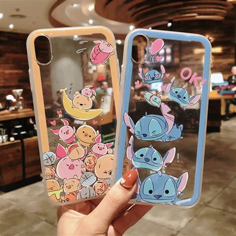 Buy Stitch For Iphone Xr Cute Clear Crystal Case Shell For Iphone Xs Max 8plus