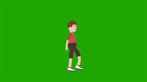 Man Walking Animation Stock Video Footage for Free Download