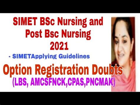 Bsc Nursing Admission In SIMET Nursing Colleges 2021 CPAs Amcsfnck