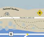 i am Provincetown ~ Map with Streets, Attractions, Parkings, Beaches