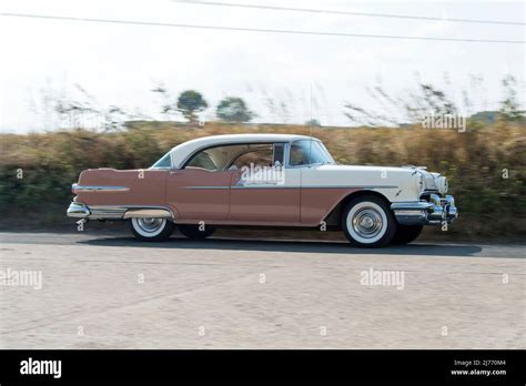 1956 Pontiac Star Chief Classic American Sedan Car Stock Photo Alamy