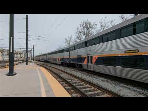 Amtrak Capital Corridor 728 Leads By CDTX 8301 At San Jose Diridon Stn