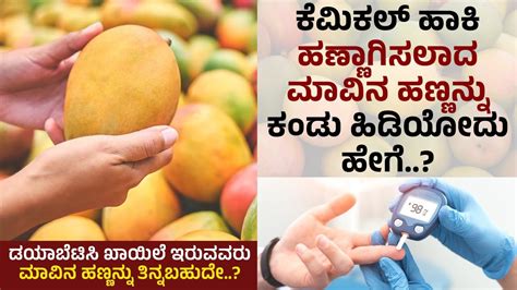 Can People With Diabetes Eat Mango ಡಯಾಬಿಟಿಸ್ ಖಾಯಿಲೆ ಇರುವವರು ಮಾವಿನ