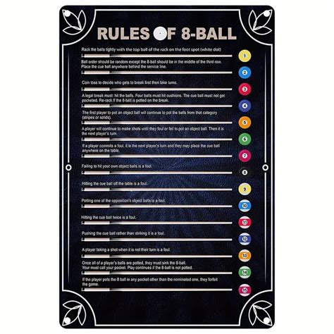 rules  ball aluminum sign table rules wall decor  ball temu
