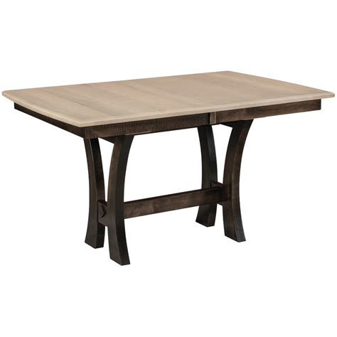 Dining Tables Trestle Tables Kimberly Narrow Amish Kitchen Table