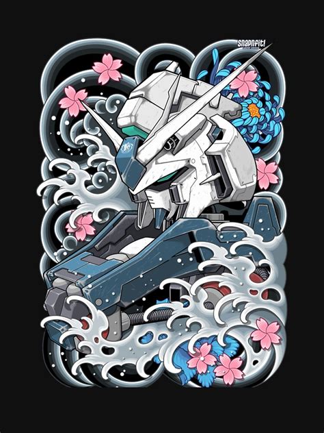 Gundam Tattoo Hi Nu Gundam T Shirt For Sale By Nelliechristi