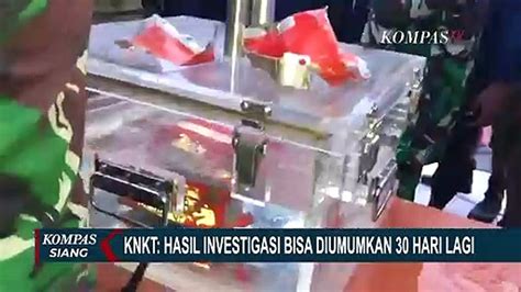 Knkt Hasil Investigasi Sriwijaya Air Sj Bisa Diumumkan Hari Lagi