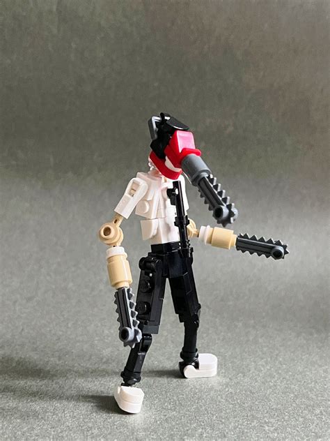 Lego Chainsaw Man Lego Micro Action Figure Lego Custom Minifigures