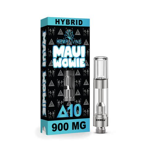 Delta 10 Vape Cartridge 1g Maui Wowie Hemp Living Usa