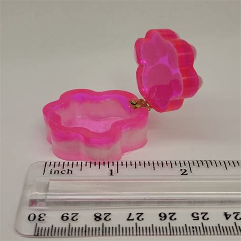 Hot Pink Mini Trinket Box Pieces Centers