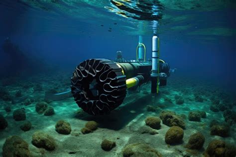 Premium Photo | Maintenance tools and equipment for underwater turbines