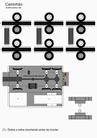 Educar X Molde De Caminh O De Lixo Ou Obras