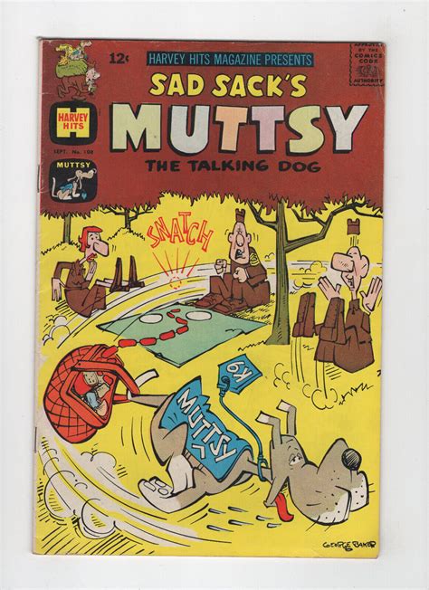 Harvey Hits 108 Harvey Comics 1966 Sad Sacks Muttsy Comic Books