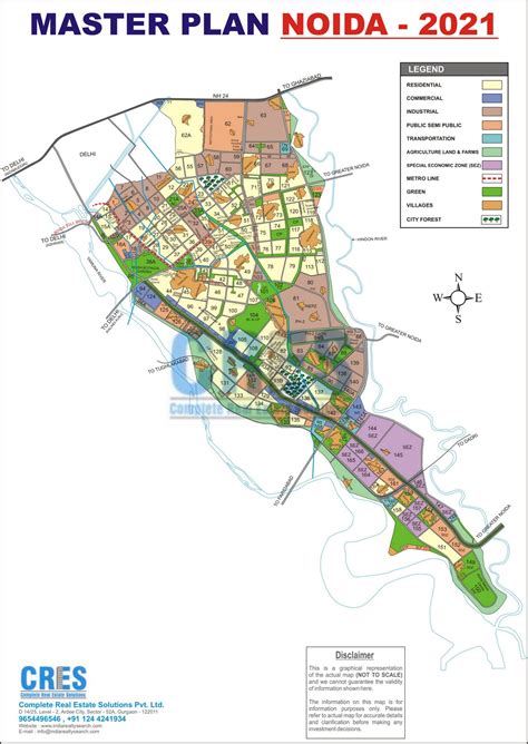 UNITECH: Noida-Map