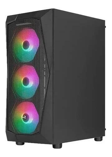 Gabinete Gamer Aerocool Falcon G Bk V Rgb Mid Tower Acuario Insumos