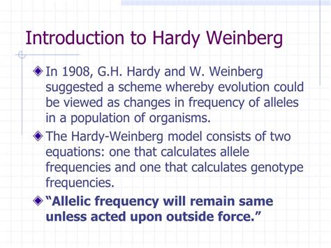 Ppt Hardy Weinberg Powerpoint Presentation Free Download Id 5345485