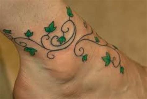 Ivy Tattoo Designs And Meanings-Ivy Flower Tattoos And Vine Tattoos ...