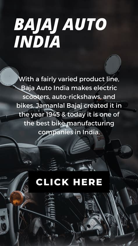 Top Bike Manufacturing Companies In India Tofler