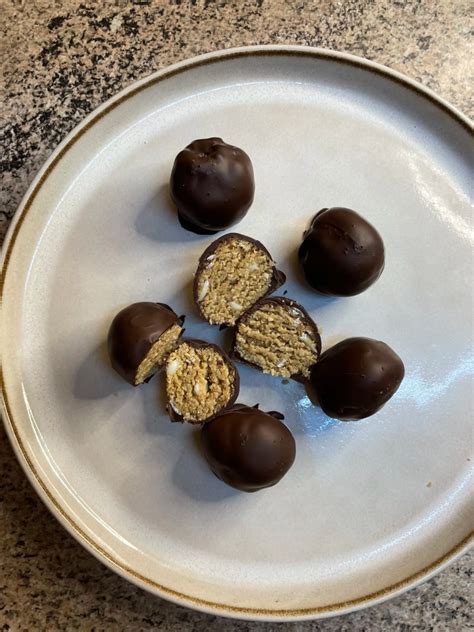 Healthy Cookie Dough Bites Bake And Plate