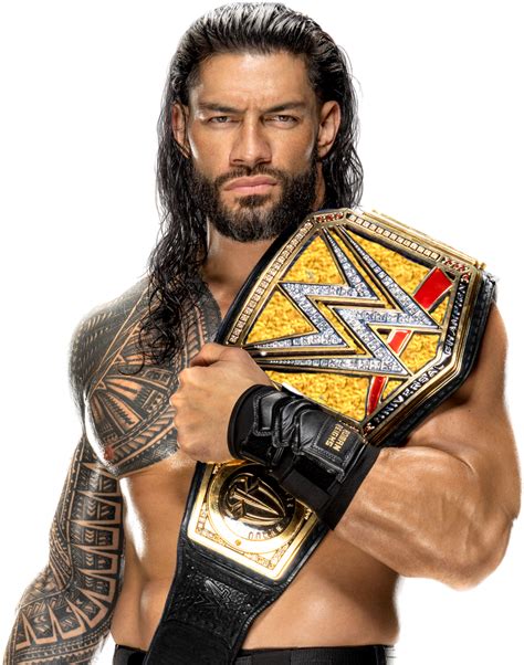 Roman Reigns Undisputed Champion Custom Png By Decentrenderz On Deviantart