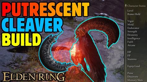 Op Putrescent Cleaver Build Guide Elden Ring Youtube