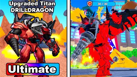 GRAM NOWYM UPGRADED TITAN DRILLDRAGON GIGA OP W TOILET TOWER DEFENSE