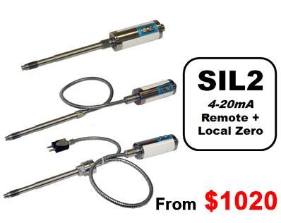 Melt Pressure Transmitters SIL2 4 20mA With Remote And Local Zero