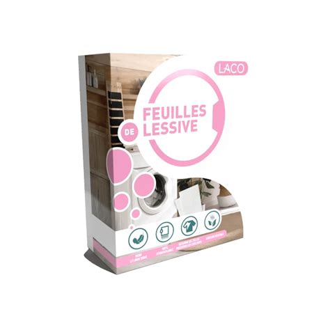 Lessive En Feuille Hydrosolubles Laco Distriver