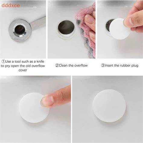 Dddxce Pcs Wash Basin Overflow Ring For Kitchen Bathroom Basin Trim