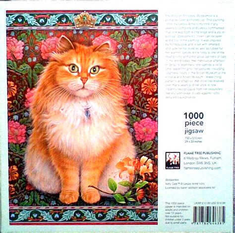 Flame Tree Publishing Blossomire Piece Cat Jigsaw Puzzle Ebay