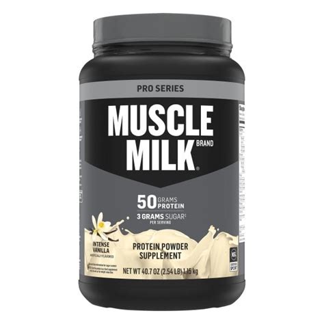 Muscle Milk Pro Series 50 Protein Powder Intense Vanilla 2 54 Lb