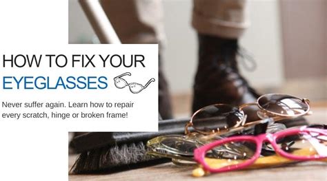 How ‎to Fix Broken Glasses Eyeglasses Frame Repair Guide Vint And York