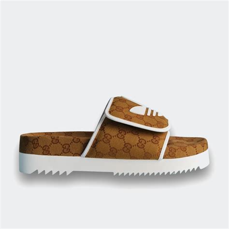 Gucci x adidas Plateau Slide Mesa | IE2276 | Grailify