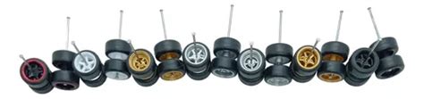 Lote De 7 Pares Llantas De Goma Para Hot Wheels Custom 1 64 MercadoLibre