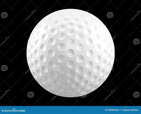 Golf ball stock illustration. Illustration of sphere - 258453551