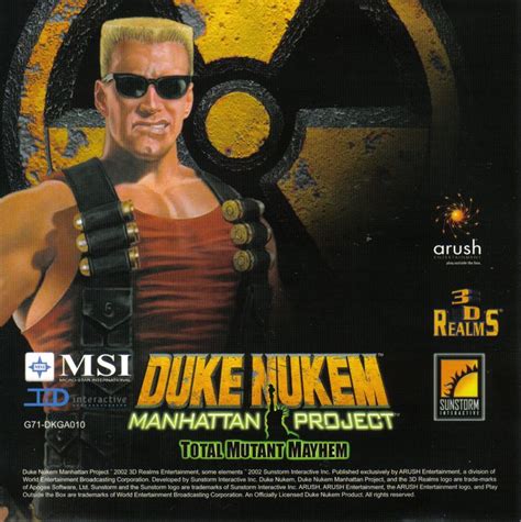 Duke Nukem Manhattan Project Windows Box Cover Art Mobygames