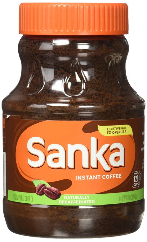 Sanka Instant Decaf Coffee 8 Ounce Jar Pack Of 4