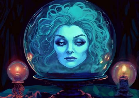 Haunted Mansion Madame Leota Art Digital Art File For Instant Download