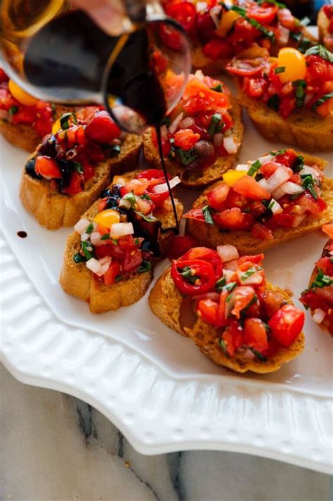 Tomato Basil Bruschetta With Balsamic Drizzle Recipe Bruschetta Recipe Recipes Bruschetta