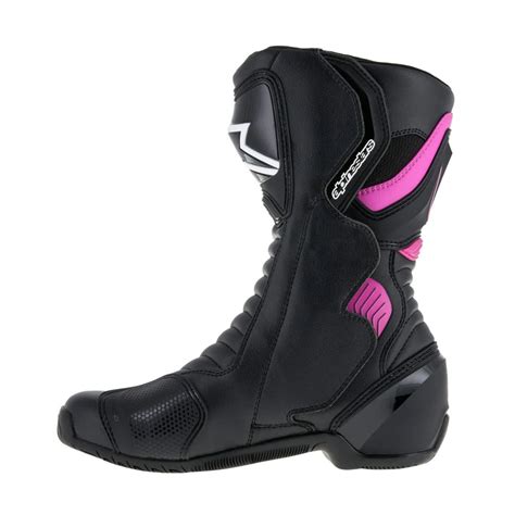 Botas Alpinestars Smx V Mujer Negro Rosa Reveymo