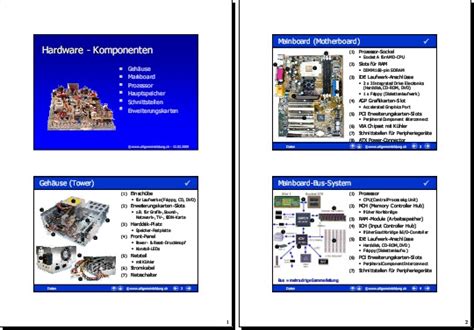 Hardware Komponenten gratis Informatik Präsentation 8500 kostenlose