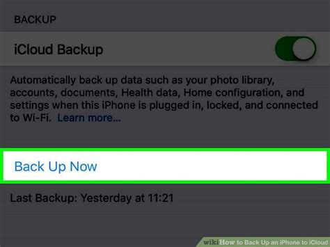 how to back up phone to icloud