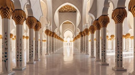 Premium AI Image | The stunning architecture of the grand mosque