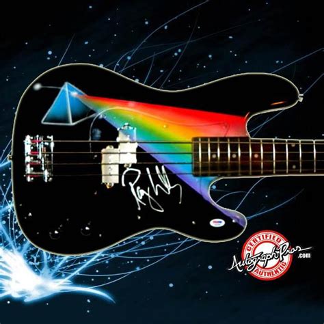 An Electric Guitar With A Rainbow Painted On It S Body And The Strings Are Black