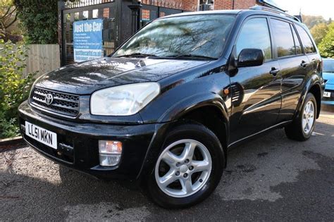 2002 Toyota RAV4 2 0 VVTI VX Black 5 Door Low Miles Automatic Finance